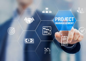 Project management with icons